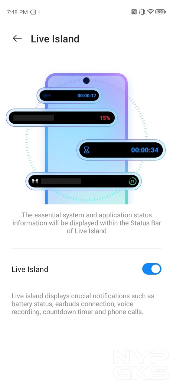 ZTE-Blade-A75-5G-Live-Island