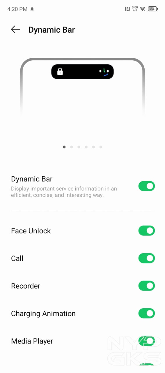 Infinix-HOT-50-Pro-Plus-Dynamic-Bar