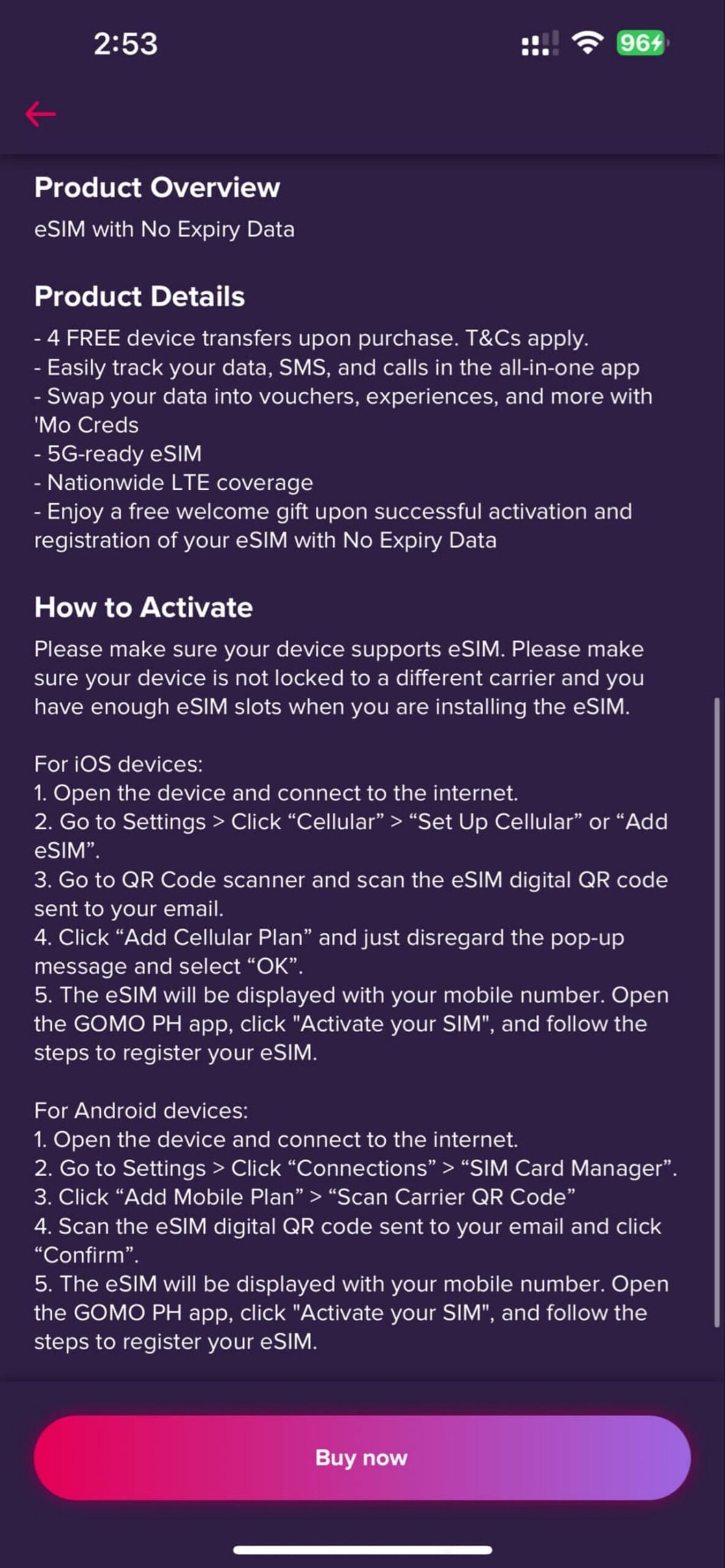 GOMO-eSIM-5922