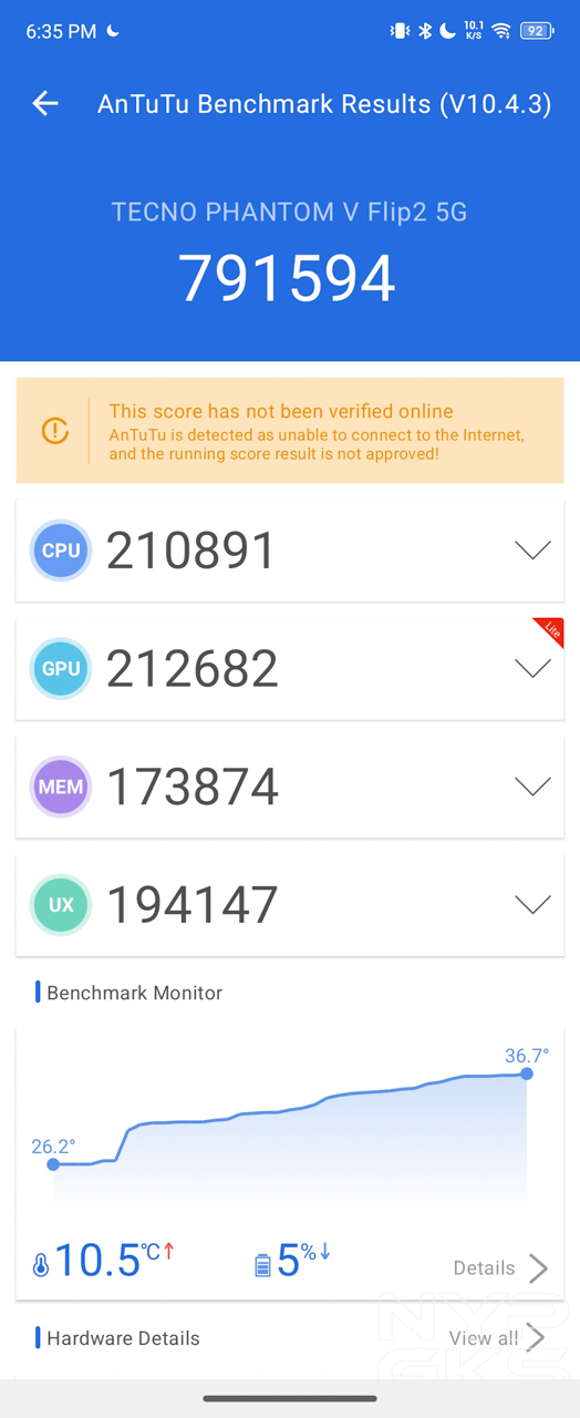 TECNO-Phantom-V-Flip2-AnTuTu-Benchmark