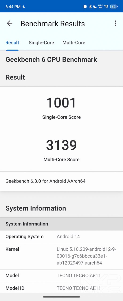 TECNO-Phantom-V-Flip2-GeekBench