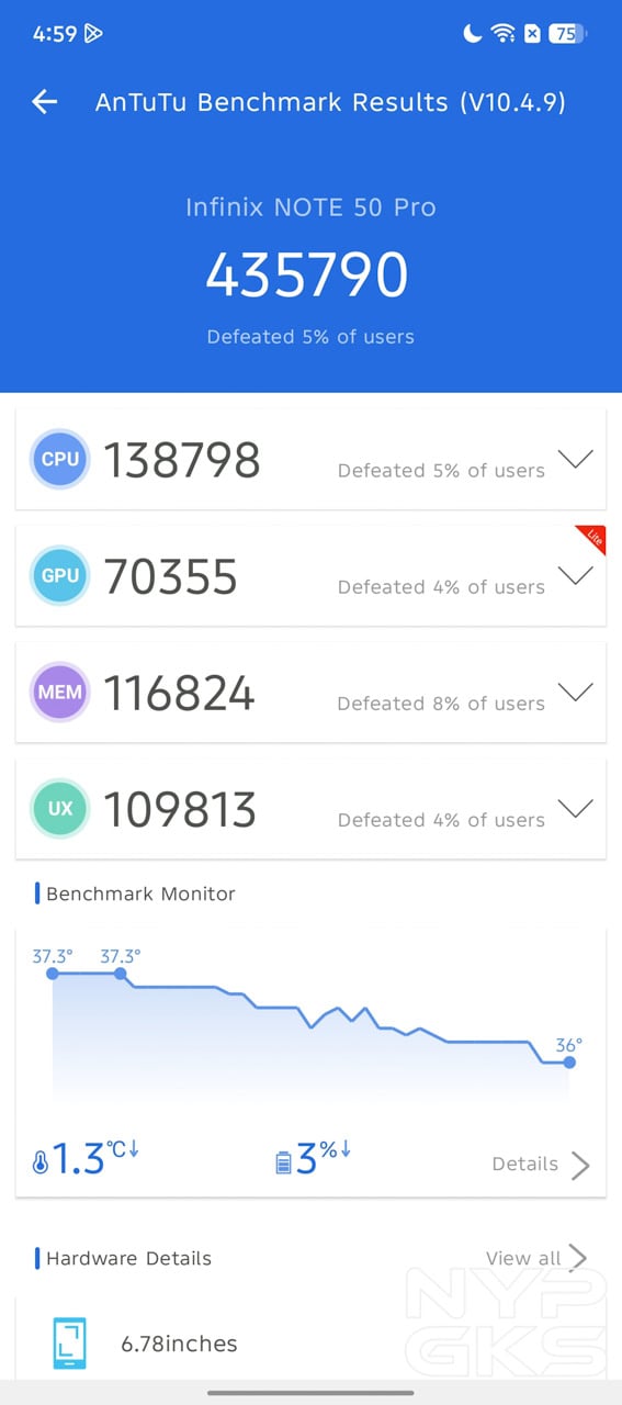 Infinix-NOTE-50-Pro-AnTuTu-Benchmark