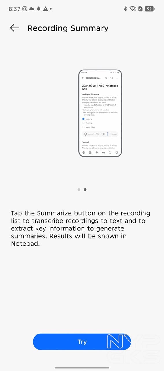 TECNO-CAMON-40-Pro-Recording-Summary