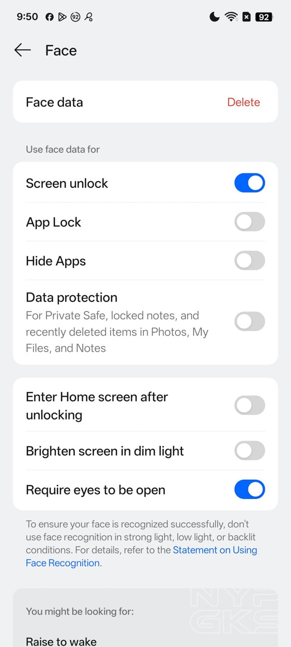 realme-14-5G-Face-Unlock