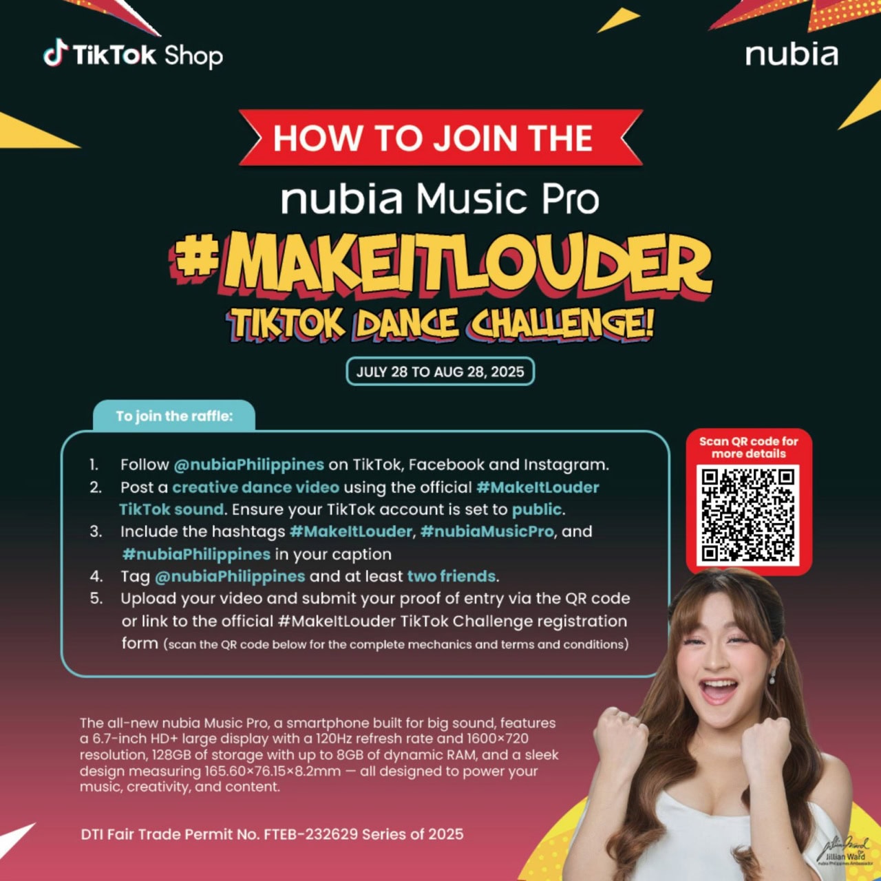nubia-Music-Pro-MakeItLoud-TikTok-challenge-5423