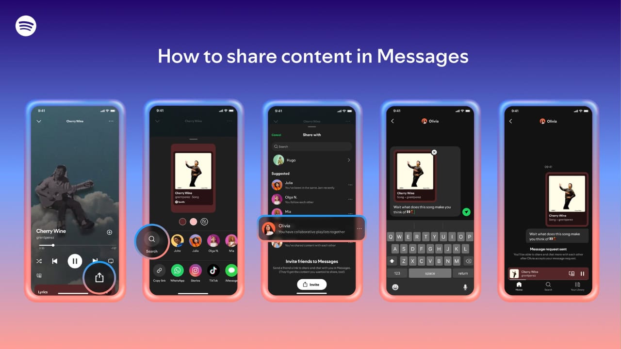 Spotify-Messaging-Feature
