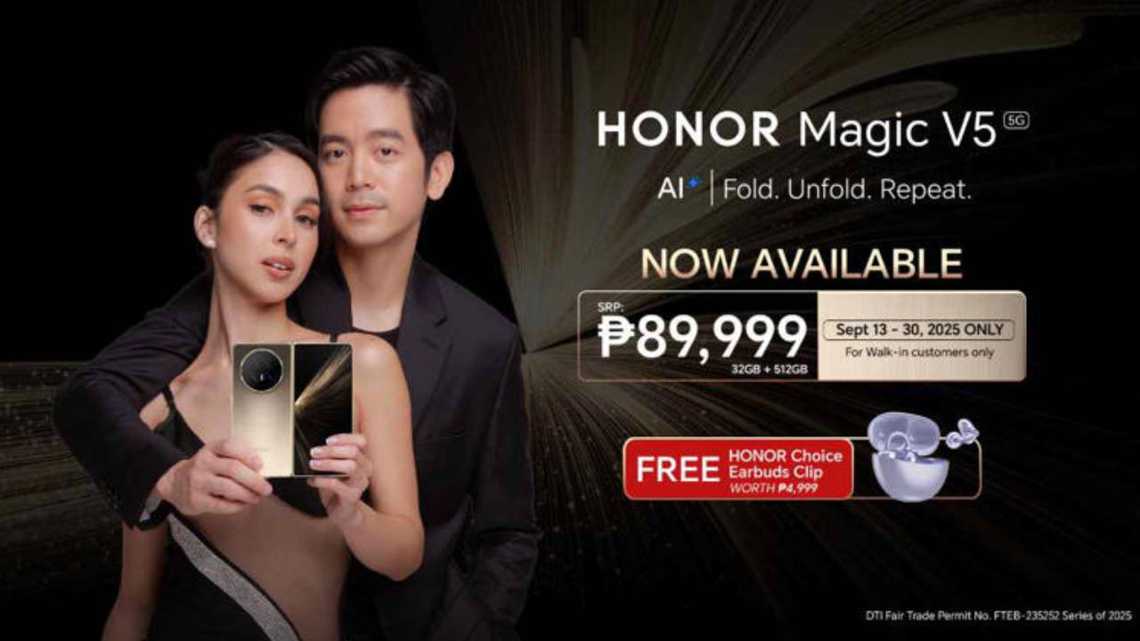 Honor-Magic-V5-with-free-Earbuds