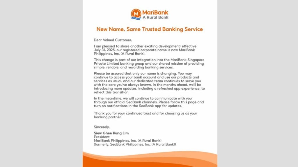 Maribank-announcement
