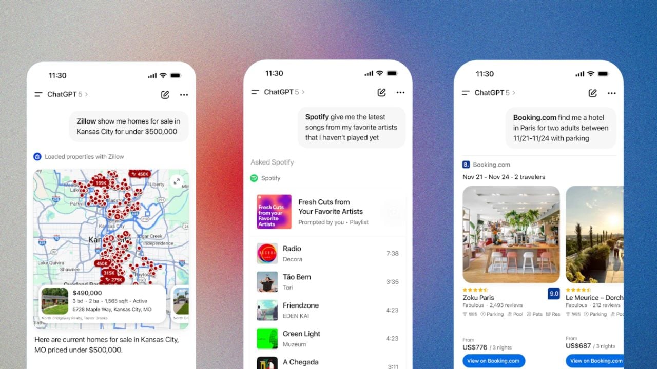 ChatGPT now supports direct integration with select third-party apps
