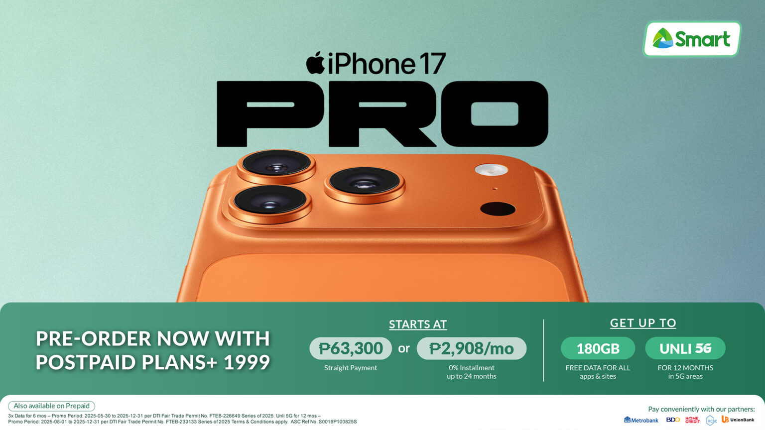 Smart unveils pre-order offers for iPhone Air and iPhone 17 Series ...