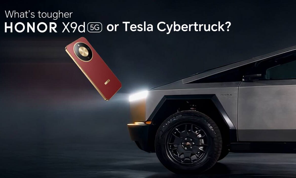 HONOR-X9D-vs-Tesla-Cybertruck