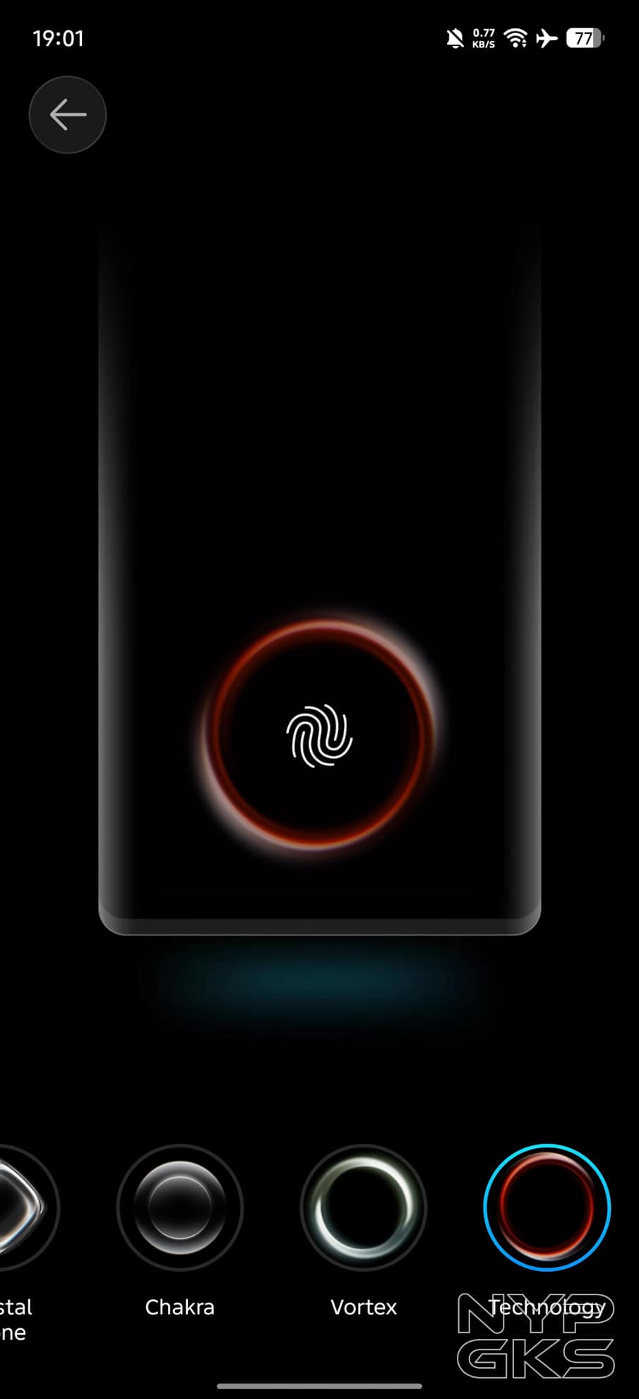 Infinix-NOTE-Edge-Fingerprint-Scanner