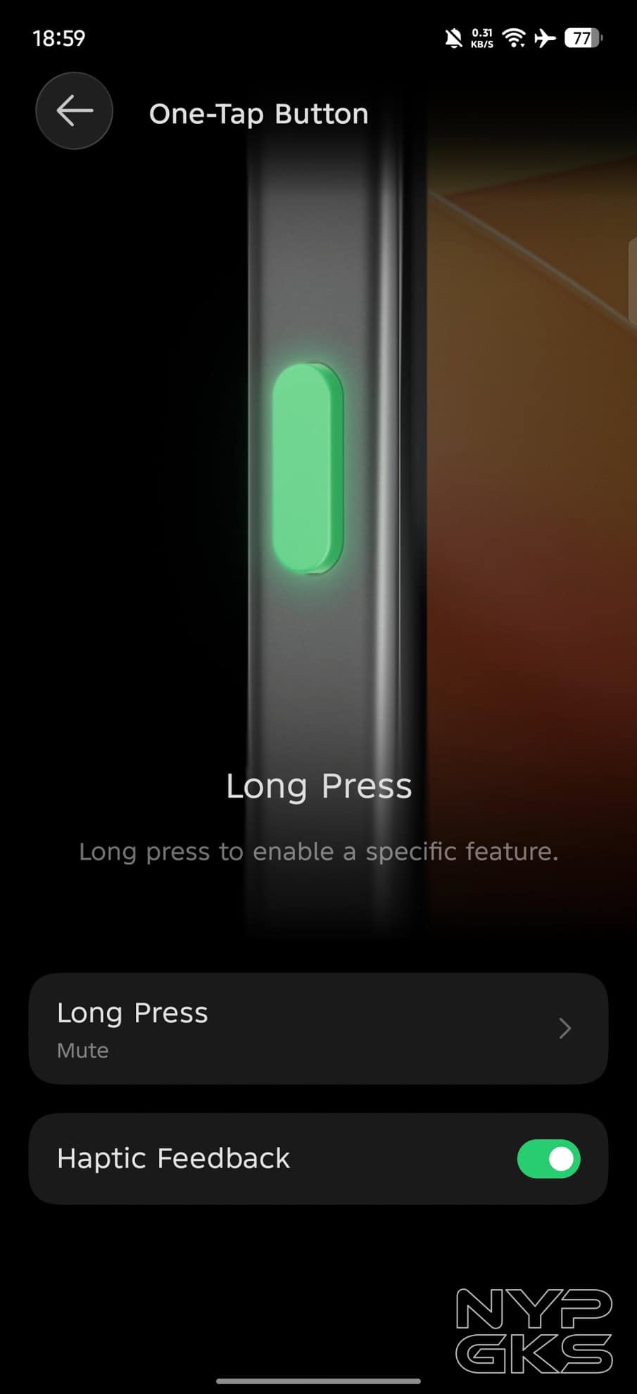 Infinix-NOTE-Edge-One-Tap-Button