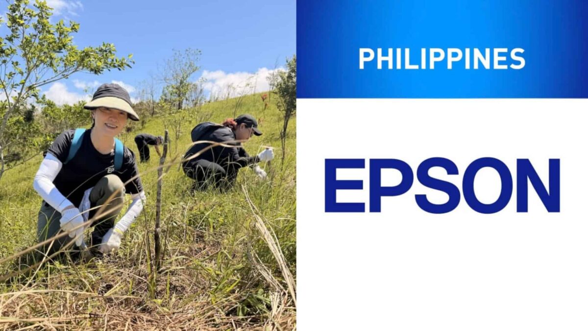 Epson Philippines volunteers at Masungi Georeserve for tree care event