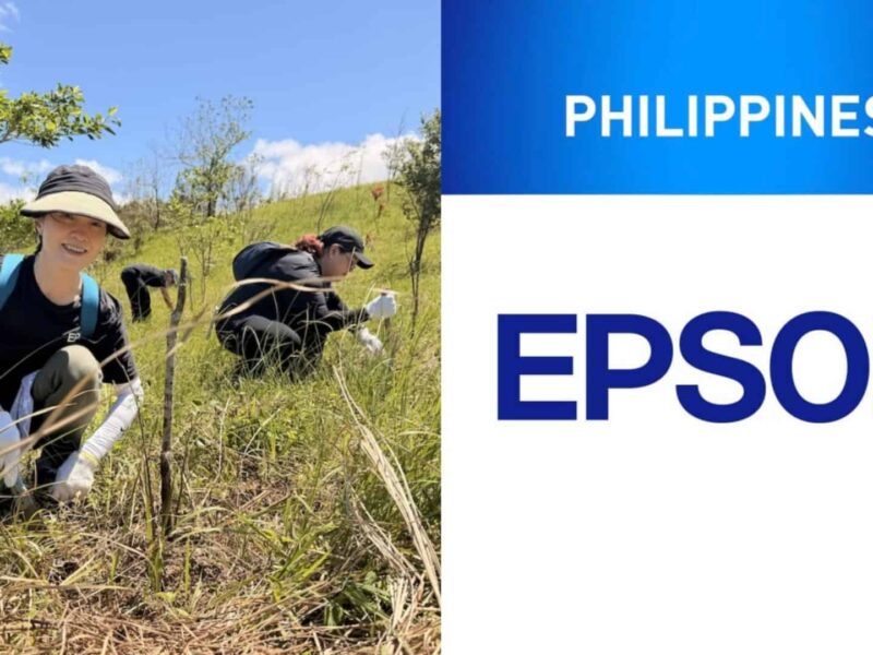 Epson Philippines volunteers at Masungi Georeserve for tree care event