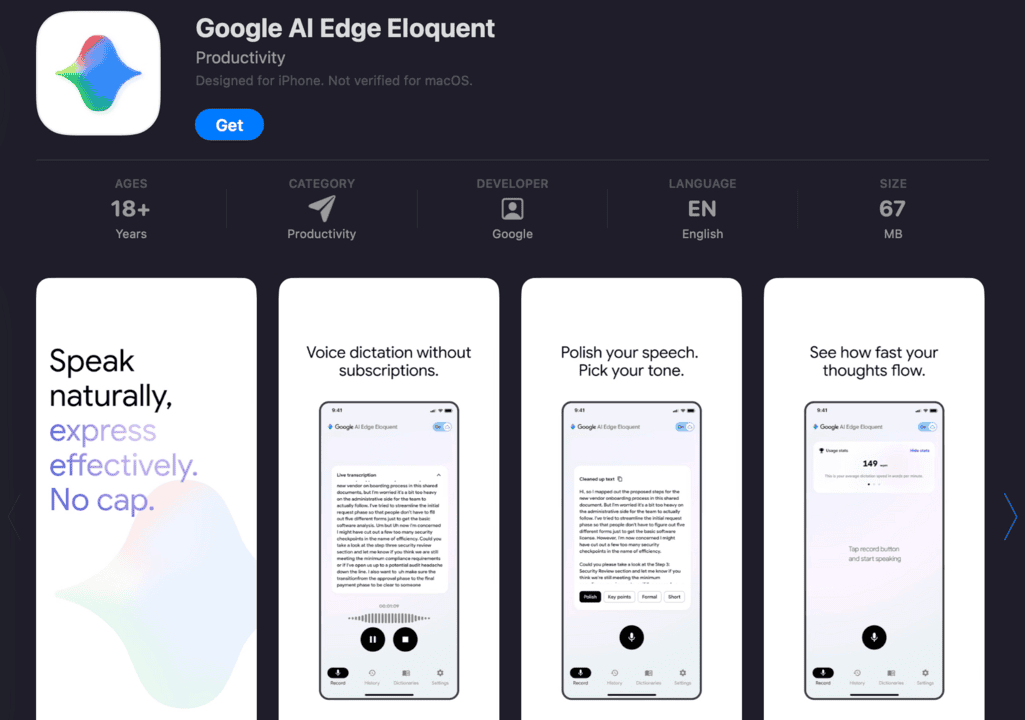 Google-AI-Edge-Eloquent-NoypiGeeks
