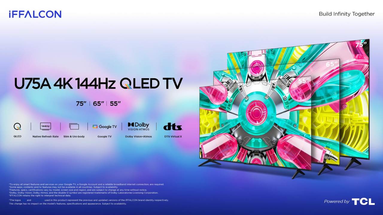 iFFALCON U75A 4K QLED TV with 144Hz refresh rate now in the Philippines iFFALCON U75A 4K QLED TV with 144Hz refresh rate now in the Philippines