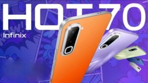Infinix HOT 70: Helio G100 Ultimate CPU, HD+ 120Hz display, 6,000mAh battery