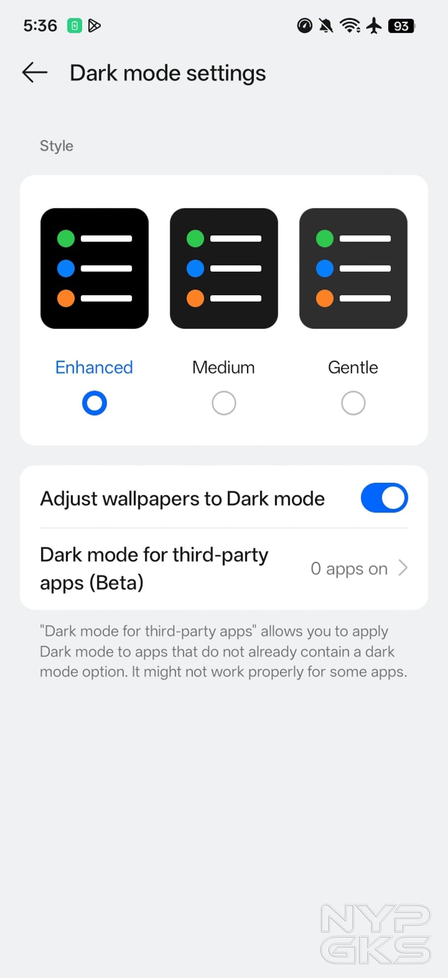 OPPO-A6s-5G-Display-Settings