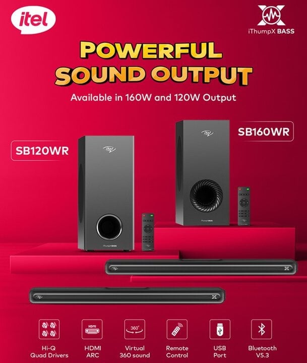 itel-Soundbars-160W-and-120W