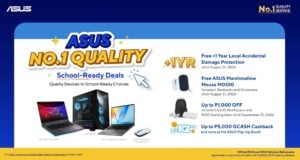 ASUS brings No. 1 Quality, School-Ready deals to the Philippines until September 15