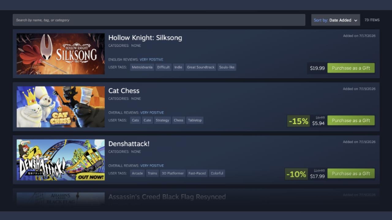 Steam-gifting